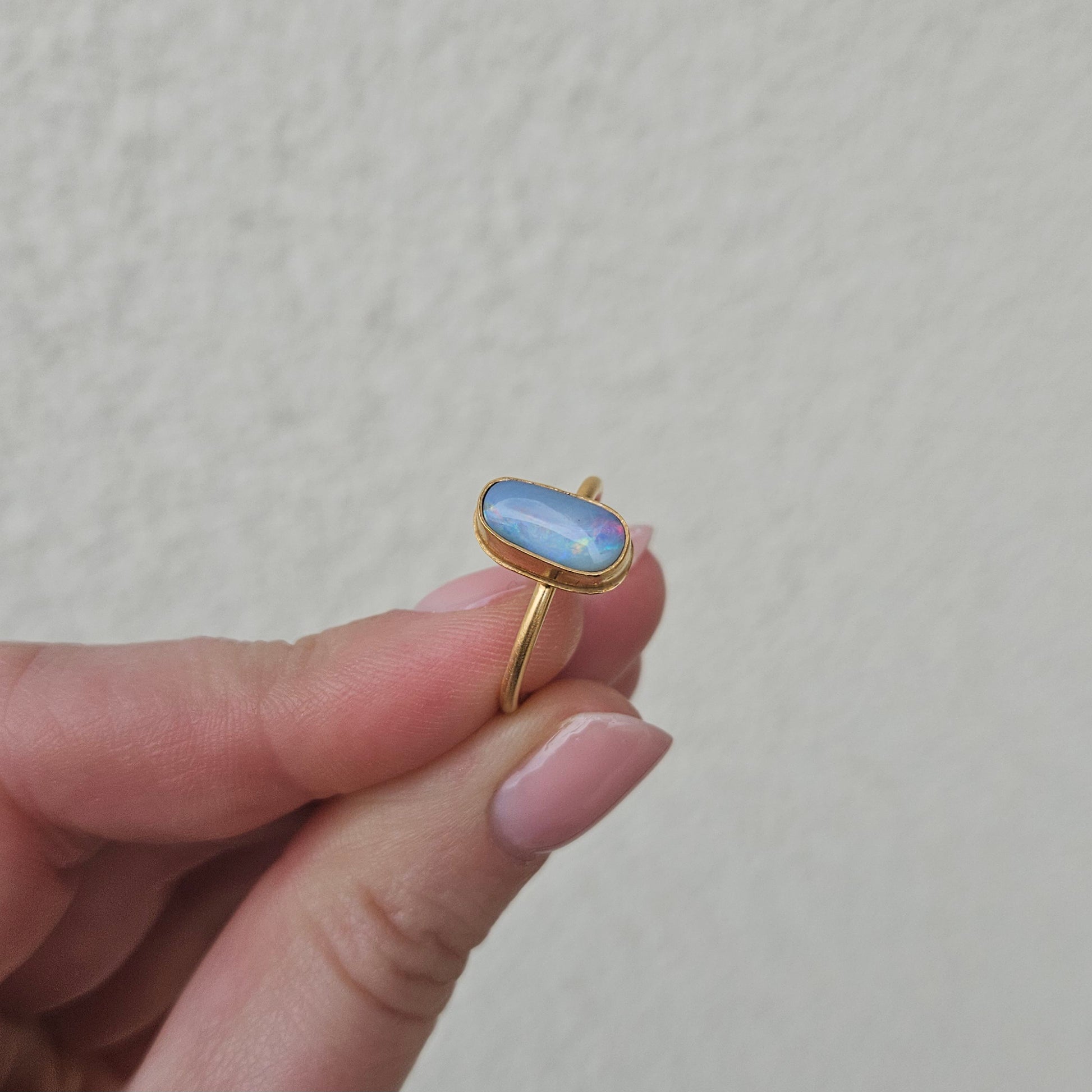 bague, vermeil, bague en vermeil, bague vermeil, bague opale, bijoux opale