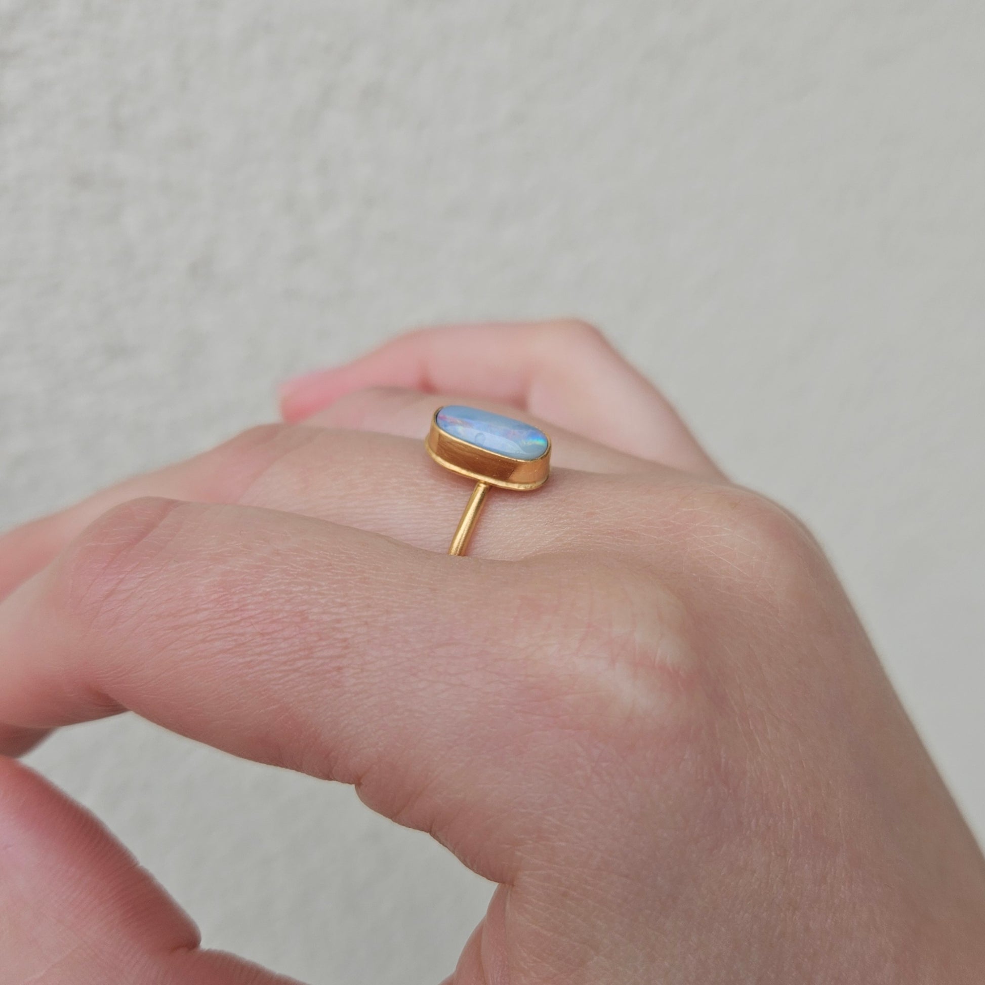 création bijoux, bijoux doré, bague doré, bague vermeil, bijoux doré avec opale